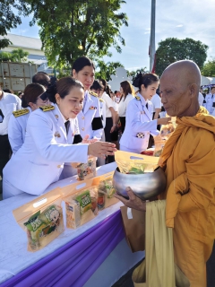 ไฟล์แนบ กปภ.สาขาเพชรบุรี เข้าร่วมพิธีเจริญพระพุทธมนต์และทำบุญตักบาตรถวายพระราชกุศล เนื่องในโอกาสวันเฉลิมพระชนมพรรษา 4 รอบ สมเด็จพระนางเจ้าฯ พระบรมราชินี