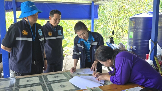 ไฟล์แนบ กปภ.สาขาฉะเชิงเทรา ลงพื้นที่ประชาสัมพันธ์โครงการลดค่าติดตั้งประปาใหม่ 15% พร้อมแนะนำช่องทางการให้บริการออนไลน์ของ กปภ.