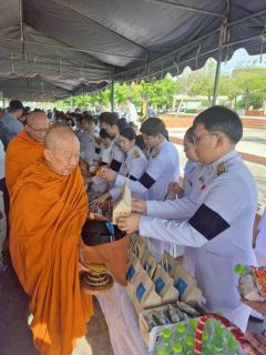 ไฟล์แนบ กปภ.สาขากาญจนบุรี เข้าร่วมพิธีเจริญพระพุทธมนต์และทำบุญตักบาตรถวายพระราชกุศล เนื่องในโอกาสวันเฉลิมพระชนมพรรษา 4 รอบ สมเด็จพระนางเจ้าฯ พระบรมราชินี