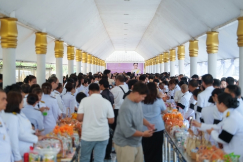 ไฟล์แนบ กปภ.สาขาฉะเชิงเทรา เข้าร่วมพิธีเจริญพระพุทธมนต์และทำบุญตักบาตรถวายพระราชกุศล เนื่องในโอกาสวันเฉลิมพระชนมพรรษา 4 รอบ สมเด็จพระนางเจ้าฯ พระบรมราชินี 