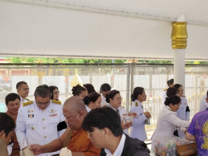 ไฟล์แนบ กปภ.สาขาฉะเชิงเทรา เข้าร่วมพิธีเจริญพระพุทธมนต์และทำบุญตักบาตรถวายพระราชกุศล เนื่องในโอกาสวันเฉลิมพระชนมพรรษา 4 รอบ สมเด็จพระนางเจ้าฯ พระบรมราชินี 