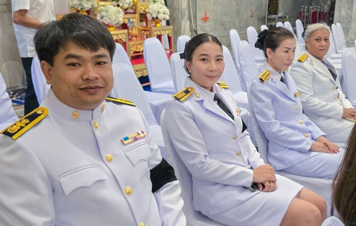 ไฟล์แนบ กปภ.สาขาฉะเชิงเทรา เข้าร่วมพิธีเจริญพระพุทธมนต์นวัคคหายุสมธัมม์ เสริมสิริมงคลวันพระราชสมภพ ถวายเป็นพระราชกุศลแด่ สมเด็จพระนางเจ้าฯ พระบรมราชินี เนื่องในโอกาสพระราชพิธีมงคลเฉลิมพระชนมพรรษา 4 รอบ