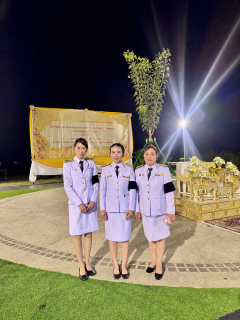 ไฟล์แนบ กปภ.สาขาแม่สอด เข้าร่วมพิธีเชิญพานพุ่มดอกบัวประดิษฐ์พระราชทาน ถวายสักการะ พระศรีมหาโพธิทศมราชบพิตร เนื่องในวันวิสาขบูชา 2569