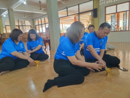 ไฟล์แนบ กปภ.สาขาพนัสนิคม จัดกิจกรรมทำบุญ ถวายภัตตาหารแด่พระสงฆ์ และถวายเครื่องสังฆทาน เพื่อความเป็นสิริมงคลแก่หน่วยงานและผู้ปฏิบัติงาน ณ วัดใหม่ท่าโพธิ์ ต.นามะตูม อ.พนัสนิคม จ.ชลบุรี