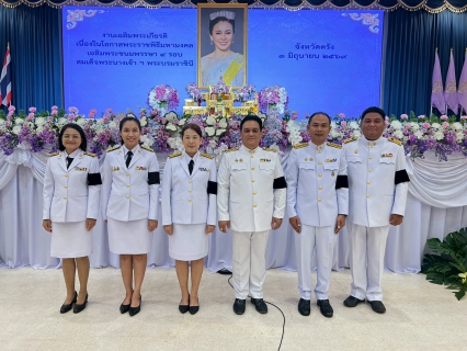 ไฟล์แนบ  เข้าร่วมพิธีจุดเทียนถวายพระพรชัยมงคล เนื่องในโอกาสพระราชพิธีมหามงคลเฉลิมพระชนมพรรษา 4 รอบ สมเด็จพระนางเจ้าสุทิดา พัชรสุธาพิมลลักษณ พระบรมราชินี