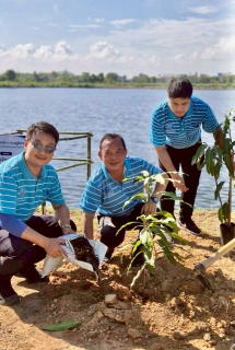 ไฟล์แนบ กปภ.สาขาพนัสนิคม จัดกิจกรรมปลูกต้นไม้ในโครงการ  กปภ.ปลูกป่าเพื่อแผ่นดิน เทิดพระเกียรติพระบาทสมเด็จพระบรมชนกาธิเบศร มหาภูมิพลอดุลยเดชมหาราช บรมนาถบพิตร (Fathers Land) ประจำปี ๒๕๖๙