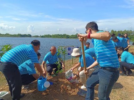ไฟล์แนบ กปภ.สาขาพนัสนิคม จัดกิจกรรมปลูกต้นไม้ในโครงการ  กปภ.ปลูกป่าเพื่อแผ่นดิน เทิดพระเกียรติพระบาทสมเด็จพระบรมชนกาธิเบศร มหาภูมิพลอดุลยเดชมหาราช บรมนาถบพิตร (Fathers Land) ประจำปี ๒๕๖๙
