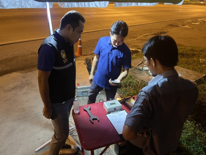 ไฟล์แนบ กปภ.สาขาสามพราน ร่วมกับบริษัท ทีทีดับบลิวฯ ร่วมทดสอบการรั่วไหลของระบบจ่ายน้ำประปาให้แก่ผู้บริโภค (LDN) ครั้งที่ 1/2569