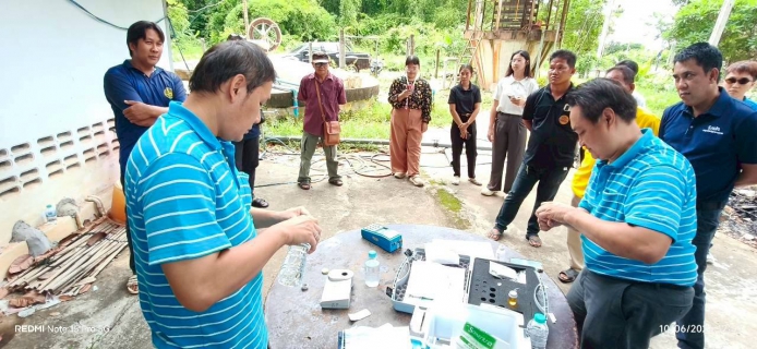 ไฟล์แนบ กปภ.สาขากำแพงเพชร เดินหน้าโครงการ "กปภ.  อปท. เพื่อปวงชน" ลงพื้นที่ให้ความรู้และตรวจคุณภาพน้ำ ณ เทศบาลตำบลทุ่งทราย
