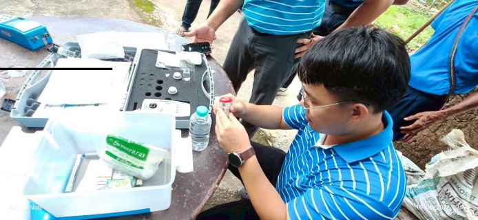 ไฟล์แนบ กปภ.สาขากำแพงเพชร เดินหน้าโครงการ "กปภ.  อปท. เพื่อปวงชน" ลงพื้นที่ให้ความรู้และตรวจคุณภาพน้ำ ณ เทศบาลตำบลทุ่งทราย