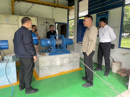 ไฟล์แนบ กปภ.ข.7 ลงพื้นที่ตรวจเยี่ยม กปภ.สาขานครพนม ติดตามสถานการณ์น้ำดิบอย่างใกล้ชิด