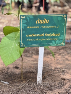 ไฟล์แนบ การประปาส่วนภูมิภาคสาขาลำพูน โดยนายศุภกฤษณ์  จันทร์ศุภเสน ผู้จัดการการประปาส่วนภูมิภาคสาขาลำพูน มอบหมายให้นายวิกรานต์ รักรุ่งโรจน์ หัวหน้างานบริการและควบคุมน้ำสูญเสีย พร้อมพนักงาน เข้าร่วมกิจกรรม วันต้นไม้ประจำปี 2569  วันจันทร์ที่ 15 มิถุนายน 2569 เวลา 09.00 น. ณ บริเวณป่าชุมชนบ้านหนองไซ ตำบลป่าสัก อำเภอเมืองลำพูน จังหวัดลำพูน นายปิยพงศ์ ชูวงศ์ ผู้ว่าราชการจังหวัดลำพูน มอบหมายให้นายโยธิน ประสงค์ความดี รองผู้ว่าราชการจังหวัดลำพูน เป็นประธานเปิดกิจกรรมวันต้นไม้ประจำปีของชาติ พ.ศ.2569