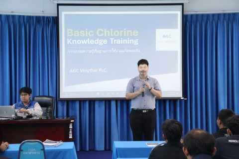 ไฟล์แนบ ผจก.กปภ.สาขามหาสารคาม เปิดโครงการให้ความรู้ความเข้าใจการใช้คลอรีนเหลวและซักซ้อมการเผชิญเหตุกรณีแก๊สคลอรีนรั่วไหล ณ สถานีผลิตน้ำห้วยคะคาง ต.ตลาด อ.เมือง จ.มหาสารคาม