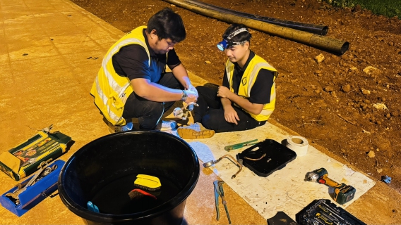 ไฟล์แนบ การประปาส่วนภูมิภาคสาขาอ่าวลึก ดำเนินการถอดล้าง PRV เพิ่มประสิทธิภาพการทำงานของวาล์วน้ำ
