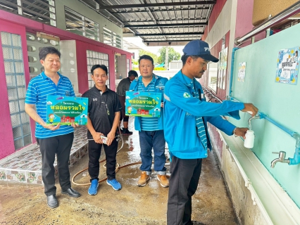 ไฟล์แนบ กปภ.สาขาคลองหลวง ลงพื้นที่เก็บตัวอย่างน้ำตามโครงการ "หลอมรวมใจ มอบน้ำใสสะอาดให้โรงเรียน" ระยะที่ 3 ประจำปี 2569
