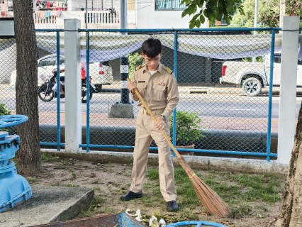ไฟล์แนบ กปภ.สาขาสมุทรสาคร (พ) จัดกิจกรรมเคารพธงชาติ สวดมนต์ และทำความสะอาดพื้นที่สำนักงาน