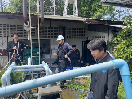 ไฟล์แนบ กปภ.สาขามหาสารคาม ร่วมกับกองควบคุมคุณภาพน้ำ 2 กองระบบผลิตและควบคุมคุณภาพน้ำ กปภ.ข.6 เข้าตรวจสอบคุณภาพน้ำประปาและน้ำบาดาล โรงพยาบาลโกสุมพิสัย และให้ความรู้และคำแนะนำเกี่ยวกับการเฝ้าระวังควบคุมคุณภาพน้ำประปา 