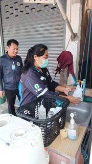 ไฟล์แนบ กปภ.สาขาสมุทรสาคร (พ) ร่วมเก็บตัวอย่างน้ำ ขอรับรอง น้ำประปาดื่มได้ ยกระดับคุณภาพบริการ