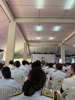 ไฟล์แนบ กปภ.สาขาพนมสารคาม ร่วมพิธีบำเพ็ญกุศลและทำบุญตักบาตร เนื่องในวาระครบ 15 วัน (ปัณรสมวาร) 