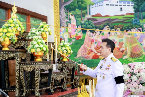ไฟล์แนบ กปภ.สาขากำแพงเพชร ร่วมพิธีบำเพ็ญกุศลและทำบุญตักบาตร ครบรอบ 15 วัน (ปัญรสมวาร) เพื่อถวายเป็นพระกุศล