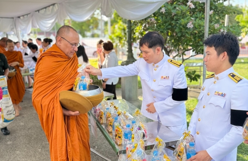 ไฟล์แนบ กปภ.สาขาชลบุรี (พ) สนับสนุนน้ำดื่ม และร่วมพิธีเจริญพระพุทธมนต์และทำบุญตักบาตรถวายพระกุศล เนื่องในงานฉลองพระชนมายุ 99 พรรษา สมเด็จพระอริยวงศาคตญาณ สมเด็จพระสังฆราช สกลมหาสังฆปริณายก
