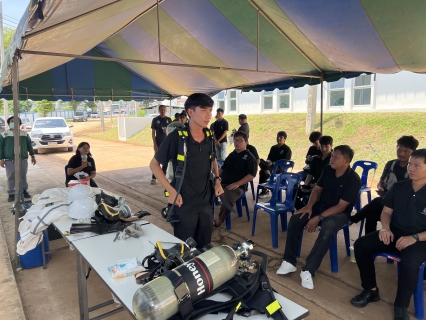 ไฟล์แนบ กปภ.เขต 1 จัดฝึกอบรม ให้ความรู้ความเข้าใจการใช้งานคลอรีนเหลวและซักซ้อมการเผชิญเหตุกรณี แก๊สคลอรีนรั่วไหล ประจำปี 2569