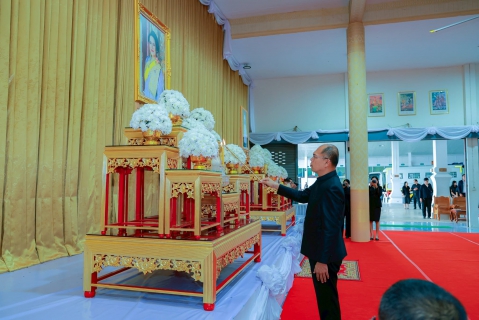 ไฟล์แนบ กปภ.สาขามหาสารคาม เข้าร่วมพิธีสวดพระพุทธมนต์และเจริญจิตตภาวนาอุทิศถวายพระราชกุศลแด่ สมเด็จพระนางเจ้าสิริกิติ์ พระบรมราชินีนาถ พระบรมราชชนนีพันปีหลวง และอุทิศถวายพระกุศลแด่สมเด็จพระเจ้าลูกเธอ เจ้าฟ้าพัชรกิติยาภา นเรนทิราเทพยวดี กรมหลวงราชสาริณีสิริพัชร มหาวัชรราชธิดา 