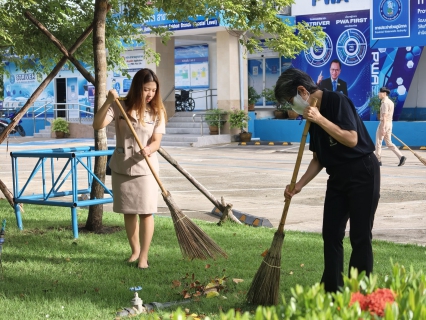 ไฟล์แนบ กปภ.สาขาสมุทรสาคร (พ) จัดกิจกรรมเคารพธงชาติ สวดมนต์ และทำความสะอาดพื้นที่สำนักงาน