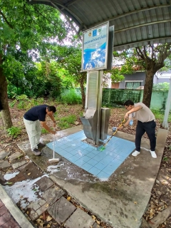 ไฟล์แนบ กปภ.สาขาปทุมธานี(พ.) รายงานผลการดำเนินการ ทำความสะอาดแท่นน้ำประปาดื่มได้ เพื่อสร้างความพึงพอใจ และความมั่นใจในคุณภาพน้ำของ กปภ. ให้กับลูกค้า