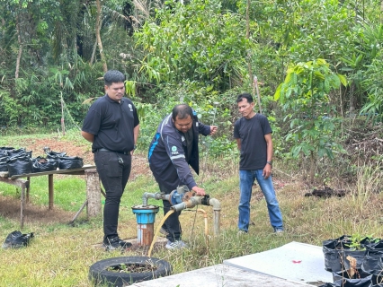 ไฟล์แนบ กปภ.สาขาหลังสวน ลงพื้นที่ตรวจสอบและวางแผนการเดินท่อระบบน้ำประปา โรงเรียนบ้านในกริม