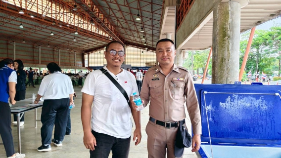 ไฟล์แนบ กปภ.สาขาระนอง ร่วมประกาศเจตนารมณ์ รวมพลังไทย ต้านภัยยาเสพติด เนื่องในวันต่อต้านยาเสพติดโลก 2569 พร้อมสนับสนุนน้ำดื่มให้บริการ