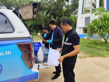 ไฟล์แนบ กปภ.ข.6 และ กปภ.สาขากุฉินารายณ์ ร่วมกับสำนักงานสาธารณสุขอำเภอกุฉินารายณ์ ดำเนินการเก็บตัวอย่างน้ำประปาโครงการน้ำประปาดื่มได้ ปี 2569