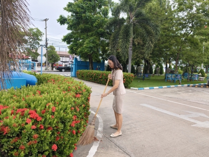 ไฟล์แนบ กปภ.สาขาสมุทรสาคร (พ) จัดกิจกรรมเคารพธงชาติ สวดมนต์ และทำความสะอาดพื้นที่สำนักงาน
