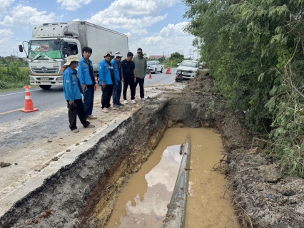 ไฟล์แนบ กปภ.สาขาอ้อมน้อย ลงพื้นที่เตรียมความพร้อมซ่อมท่อส่งน้ำ HDPE ขนาด 560 มม. บริเวณซอยกระทุ่มล้ม 9