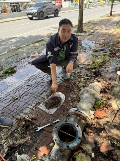 ไฟล์แนบ กปภ.สาขาอ้อมน้อย ล้างมาตรวัดน้ำและทีสเตรนเนอร์ เพิ่มประสิทธิภาพระบบจ่ายน้ำประปา