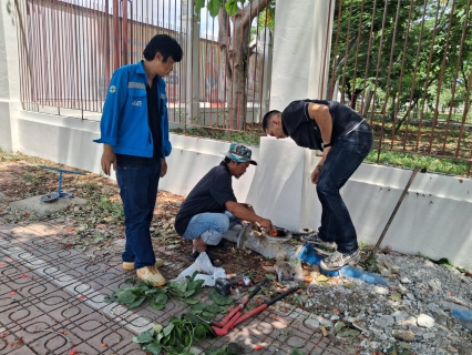 ไฟล์แนบ กปภ.สาขาอ้อมน้อย ล้างมาตรวัดน้ำและทีสเตรนเนอร์ เพิ่มประสิทธิภาพระบบจ่ายน้ำประปา