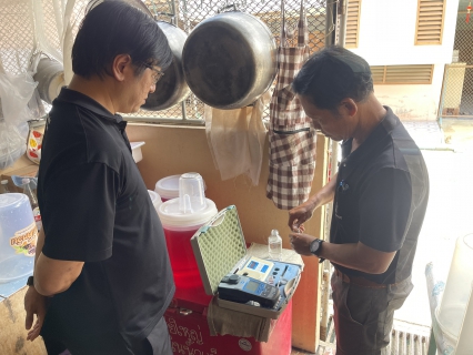 ไฟล์แนบ กปภ.สาขาสามพราน ลงพื้นที่ตรวจสอบคุณภาพน้ำ พร้อมให้คำแนะนำการดูแลถังพักน้ำ แก่โรงเรียนวัดไร่ขิงวิทยา เพื่อสุขภาวะที่ดีของเยาวชน