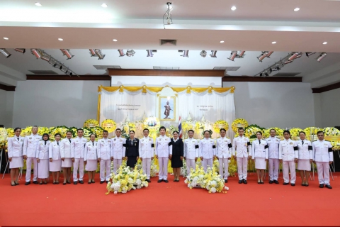ไฟล์แนบ การประปาส่วนภูมิภาคสาขาชุมพร  เข้าร่วมพิธีวางพวงมาลาและถวายราชสดุดี เนื่องในรัฐพิธี "วันที่ระลึกคล้ายวันสวรรคต สมเด็จพระนารายณ์มหาราช" ประจำปีพุทธศักราช 2569