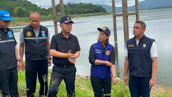 ไฟล์แนบ กปภ.เขต 1 ลงพื้นที่ร่วมผู้ว่าราชการจังหวัดชลบุรี ตรวจสอบคุณภาพน้ำอ่างเก็บน้ำบางพระ สร้างความมั่นใจให้ประชาชน