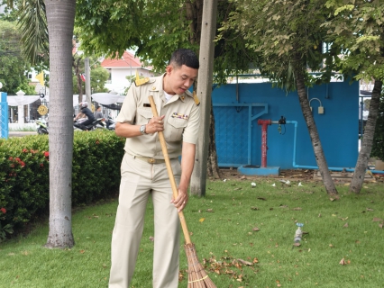 ไฟล์แนบ กปภ.สาขาสมุทรสาคร (พ) จัดกิจกรรมเคารพธงชาติ สวดมนต์ และทำความสะอาดพื้นที่สำนักงาน