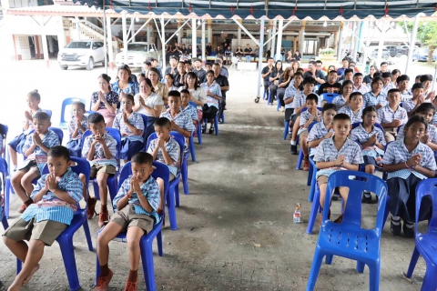ไฟล์แนบ กปภ.สาขาอ้อมน้อย เข้าร่วมกิจกรรมถวายเทียนจำนำพรรษา ทอดผ้าป่าสามัคคี และมอบทุนการศึกษา ประจำปี 2569