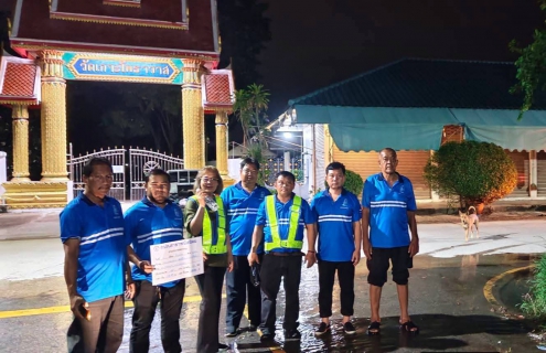 ไฟล์แนบ กปภ.สาขาพนัสนิคม ดำเนินการระบายตะกอนผ่าน หัวดับเพลิง (Fire Hydrant Flushing) ตรวจสอบมาตรวัดน้ำ ในพื้นที่บริการที่มีลูกค้าหรือผู้ใช้น้ำอาศัยอยู่ พื้นที่ หมู่บ้านเอื้ออาทรท่าบุญมี  ตลาดสามแยก  ตลาดเกาะโพธิ์  ต.ท่าบุญมี  ต.เกาะจันทร์ จ.ชลบุรี 