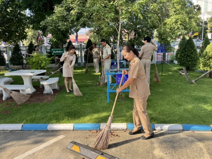 ไฟล์แนบ กปภ.สาขาสมุทรสาคร (พ) จัดกิจกรรมเคารพธงชาติ สวดมนต์ และทำความสะอาดพื้นที่สำนักงาน
