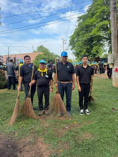 ไฟล์แนบ การประปาส่วนภูมิภาคสาขาพิจิตร โดยนายสมเจต กาหล ผู้จัดการการประปาส่วนภูมิภาคสาขาพิจิตร มอบหมายให้นายมนัส พรหมแต้ม ผู้ช่วยผู้จัดการ พร้อมด้วยหัวหน้างานผลิตและพนักงานในสังกัด เข้าร่วมกิจกรรมจิตอาสาบำเพ็ญสาธารณประโยชน์และสาธารณกุศล เนื่องในโอกาสพระราชพิธีมหามงคลเฉลิมพระชนมพรรษา 4 รอบ สมเด็จพระนางเจ้าฯ พระบรมราชินี 3 มิถุนายน 2569