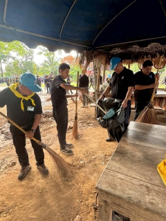 ไฟล์แนบ การประปาส่วนภูมิภาคสาขาพิจิตร โดยนายสมเจต กาหล ผู้จัดการการประปาส่วนภูมิภาคสาขาพิจิตร มอบหมายให้นายมนัส พรหมแต้ม ผู้ช่วยผู้จัดการ พร้อมด้วยหัวหน้างานผลิตและพนักงานในสังกัด เข้าร่วมกิจกรรมจิตอาสาบำเพ็ญสาธารณประโยชน์และสาธารณกุศล เนื่องในโอกาสพระราชพิธีมหามงคลเฉลิมพระชนมพรรษา 4 รอบ สมเด็จพระนางเจ้าฯ พระบรมราชินี 3 มิถุนายน 2569
