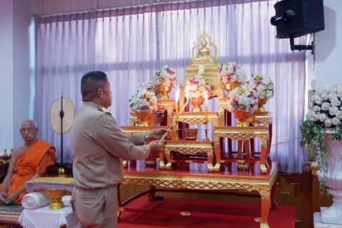 ไฟล์แนบ การประปาส่วนภูมิภาคสาขาพิจิตร นำโดย นายสมเจต กาหล ผู้จัดการการประปาส่วนภูมิภาคสาขาพิจิตร พร้อมด้วย นายมนัส พรหมแต้ม ผู้ช่วยผู้จัดการฯ หัวหน้างาน และพนักงานในสังกัด เข้าร่วมพิธีบำเพ็ญกุศลสวดพระอภิธรรม อุทิศถวายพระกุศล