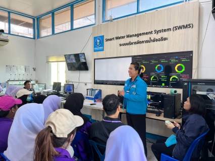 ไฟล์แนบ การประปาส่วนภูมิภาค สาขาตรัง ต้อนรับคณะนักศึกษาวิทยาลัย การสาธารณสุขสิรินธร จังหวัดตรัง ศึกษาดูงานกระบวนการผลิตน้ำประปา