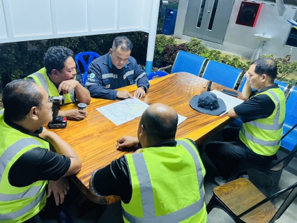 ไฟล์แนบ กปภ.สาขาระนอง ปฏิบัติการค้นหาจุดแตกรั่ว ด้วยการทำ Step Testลดน้ำสูญเสียประจำเดือน กรกฎาคม 2569