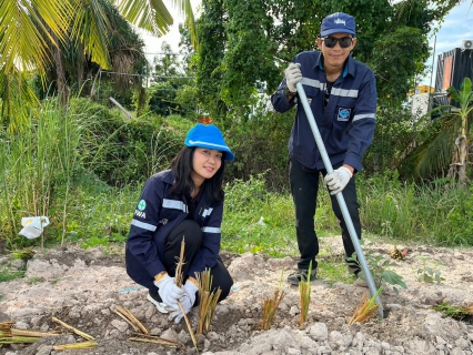 ไฟล์แนบ การประปาส่วนภูมิภาคสาขาเพชรบุรี เข้าร่วมกิจกรรมปลูกหญ้าแฝก พื้นที่โครงการแก้มลิงลำห้วยใหญ่ ระยะที่ 2