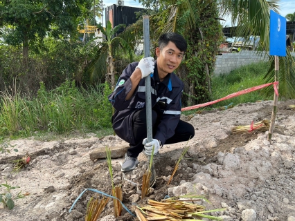 ไฟล์แนบ การประปาส่วนภูมิภาคสาขาเพชรบุรี เข้าร่วมกิจกรรมปลูกหญ้าแฝก พื้นที่โครงการแก้มลิงลำห้วยใหญ่ ระยะที่ 2